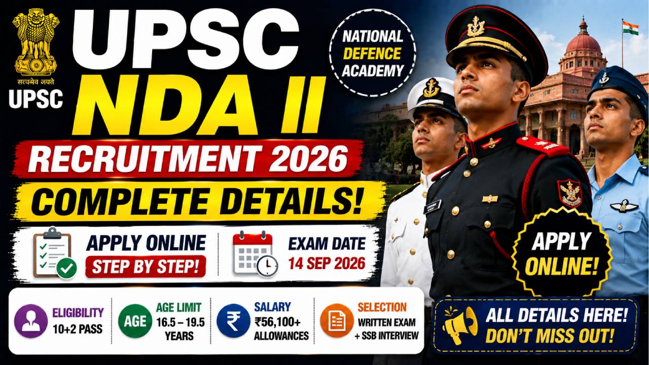 UPSC NDA II Recruitment 2026