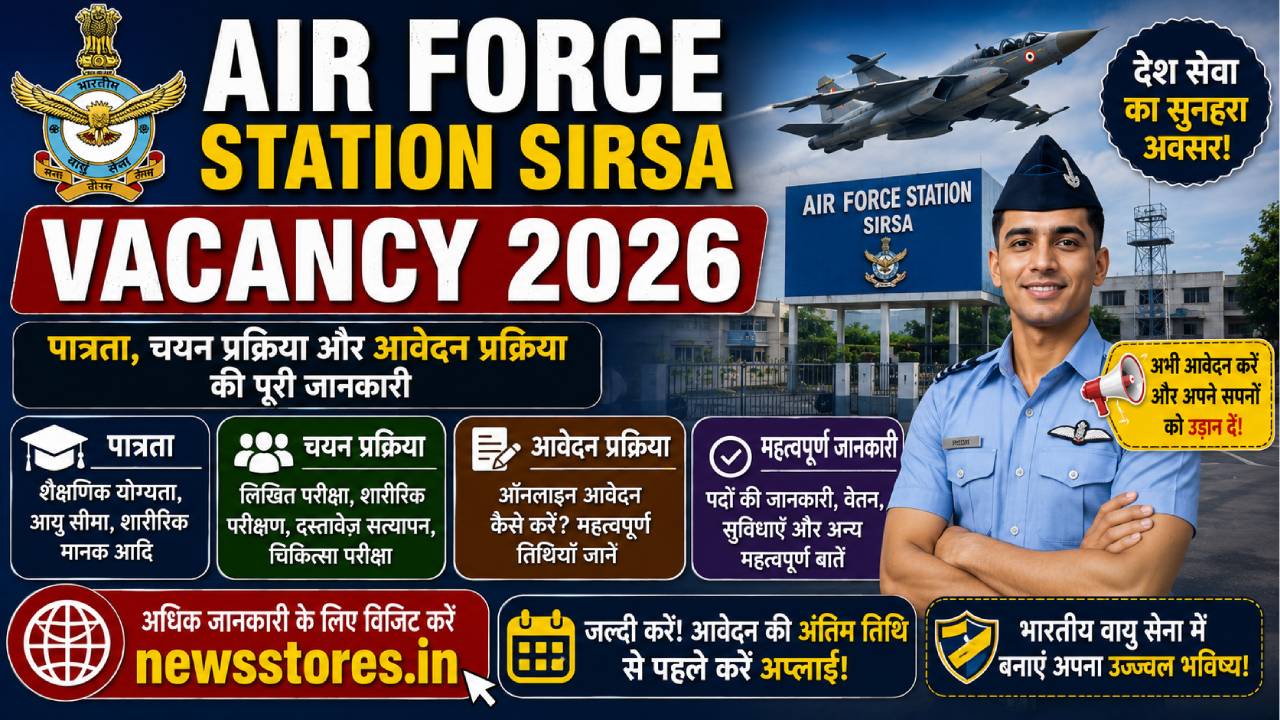 Air Force Station Sirsa Vacancy 2026