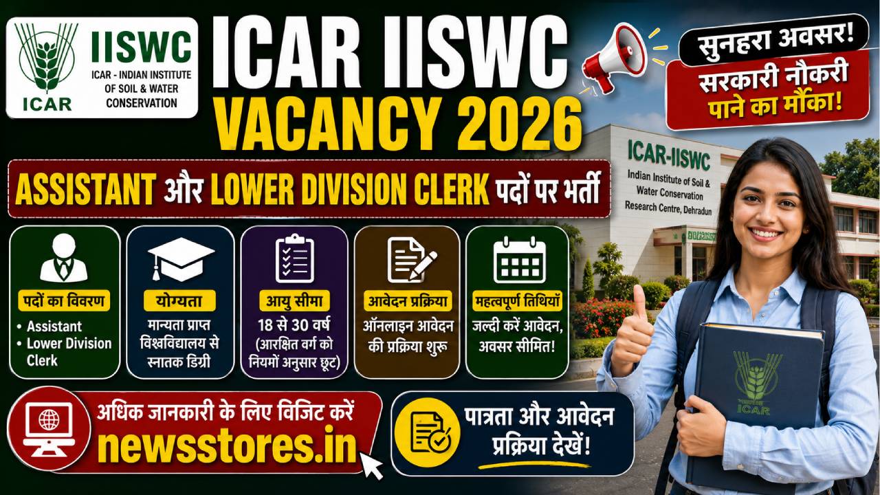 ICAR IISWC Vacancy 2026