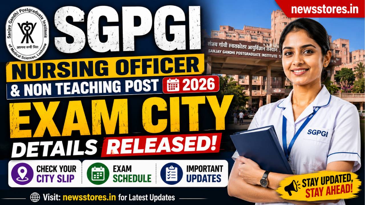 SGPGI Nursing Officer and Non Teaching Post 2026