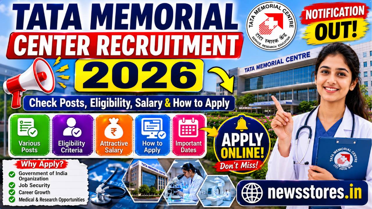 Tata Memorial Center Recruitment 2026