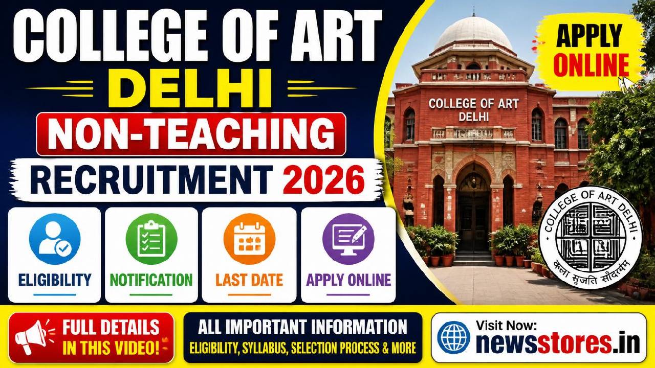 College of Art Delhi Non-Teaching Recruitment 2026